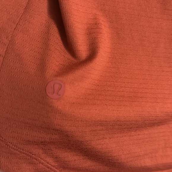 Lululemon Drysense Training Short Sleeve Shirt *Motif RDRK Size Small ORANGE - Picture 3 of 3